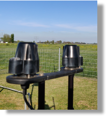 Sensoren voor het meten van zowel de actuele zonkracht en zonnestraling