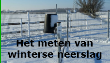 Het meten van winterse neerslag